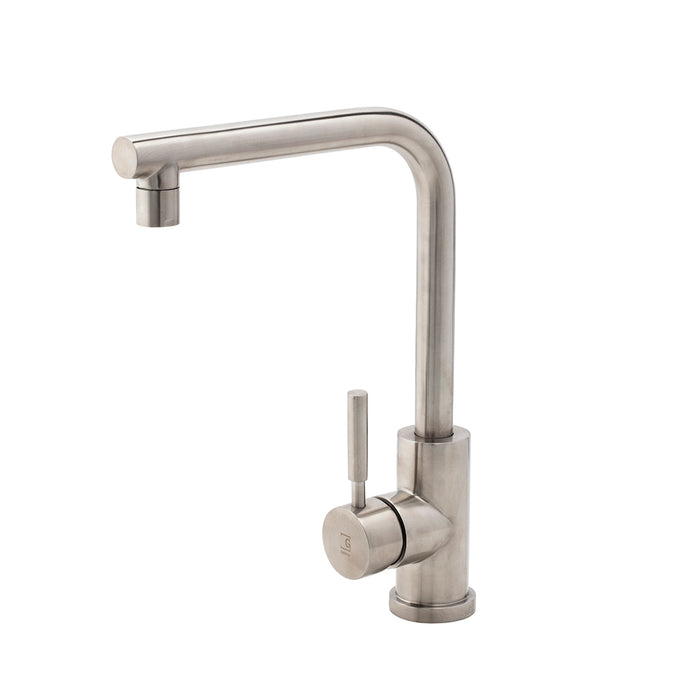 Theo City Kitchen Faucet - Single Hole - 12" Stainless Steel/Stainless Steel