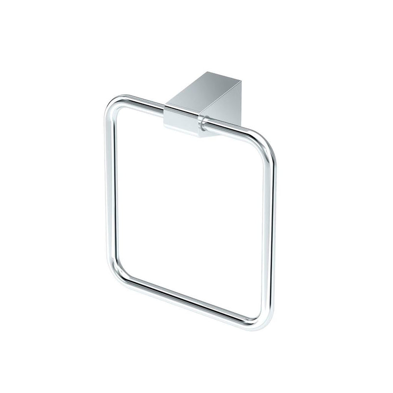 A-Line Bathroom Accessories Set - Wall Mount - 1" Brass/Polished Chrome