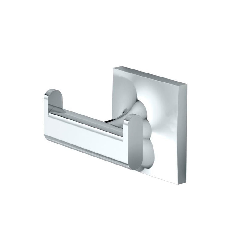 Waterline Bathroom Accessories Set - Wall Mount - Brass/Polished Chrome