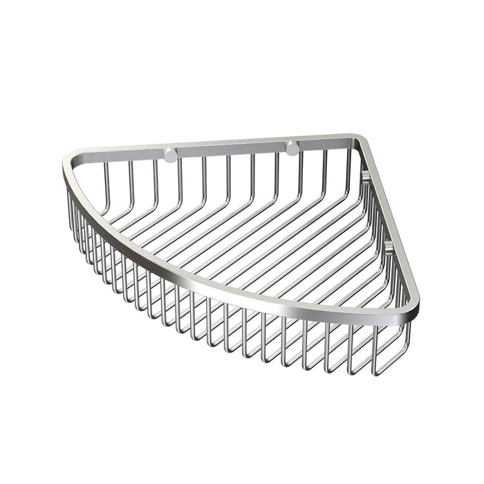 Elevation Corner Shower Basket - Wall Mount - 12" Stainless Steel/Satin Nickel
