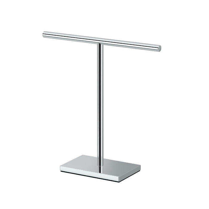 Countertop Hand Towel Holder - Free Standing - 11" Steel/Polished Chrome