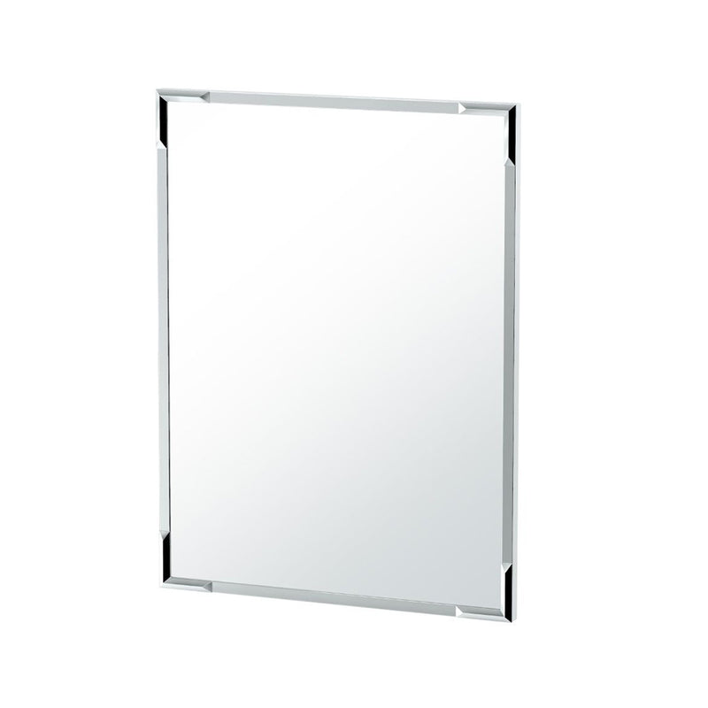 Faceted Vanity Mirror - Wall Mount - 25" Steel/Polished Chrome (Final Sale)
