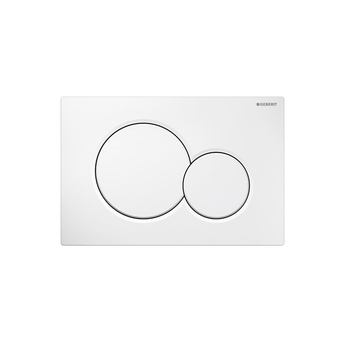 Sigma 01 Dual Flush Plate Toilet - Wall Mount - 10" Plastic