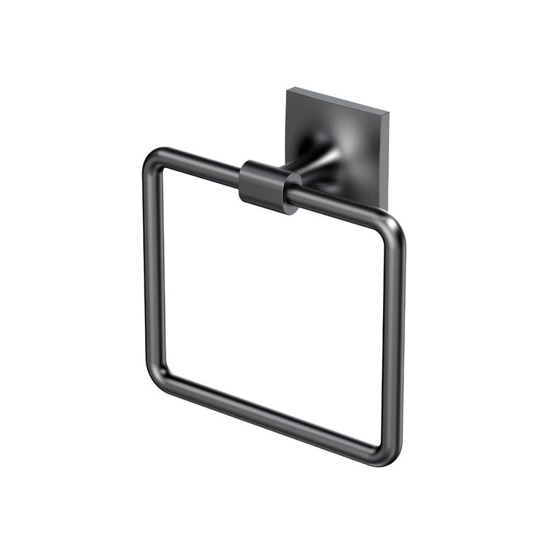 Waterline Bathroom Accessories Set - Wall Mount - Brass/Matt Black