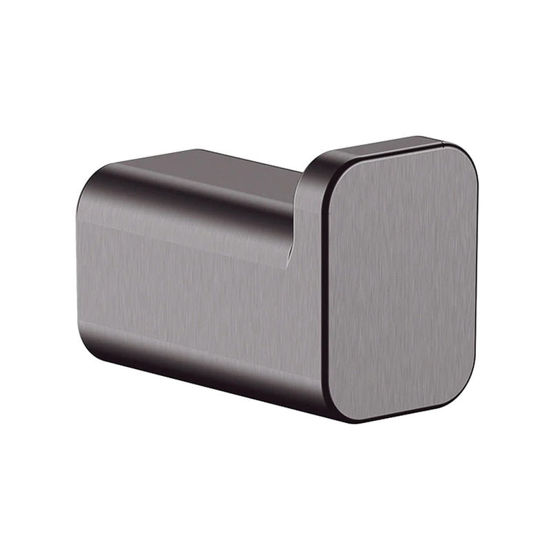 Addstoris Bathroom Accessories Set - Free Standing - Brass/Brushed Black Chrome