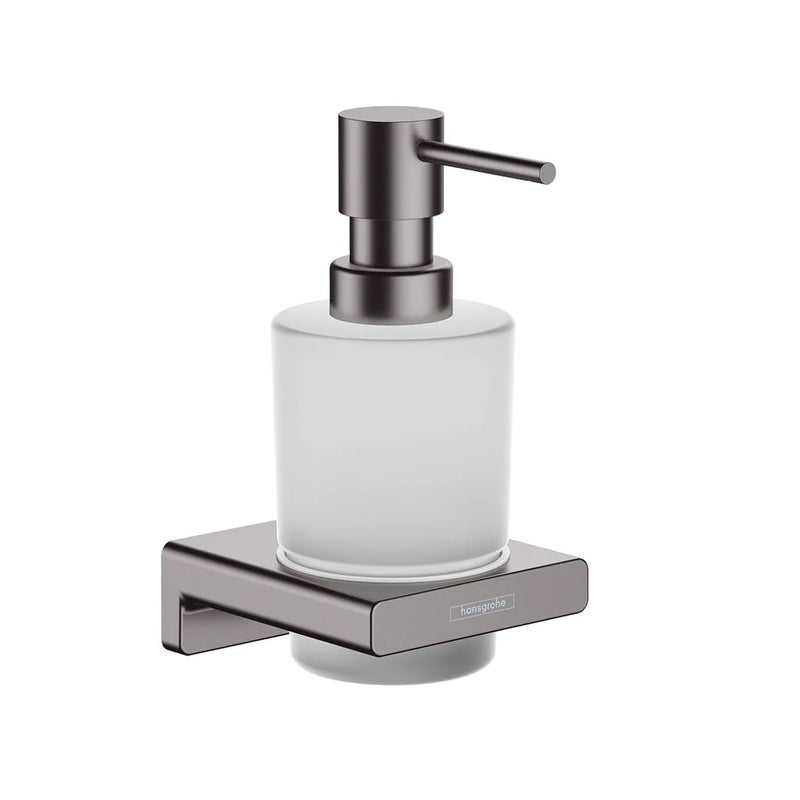 Addstoris Bathroom Accessories Set - Free Standing - Brass/Brushed Black Chrome