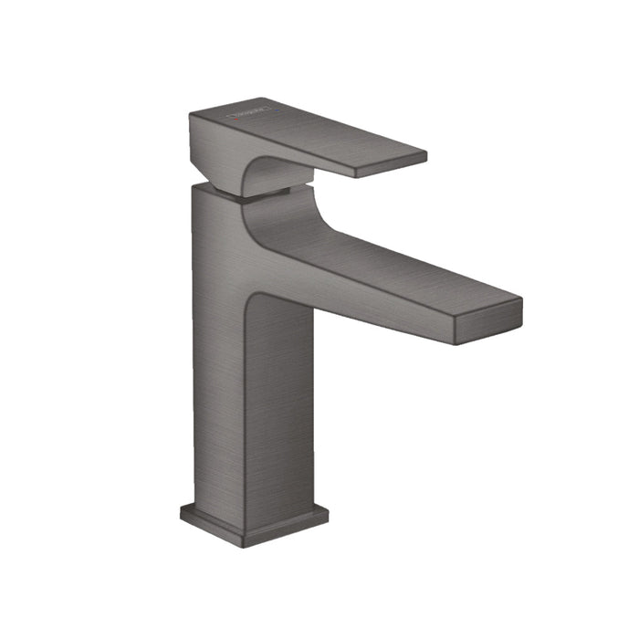 Metropol Bathroom Faucet - Single Hole - 8" Brass/Brushed Black Chrome