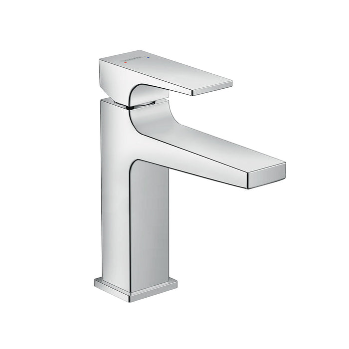 Metropol Bathroom Faucet - Single Hole - 8" Brass/Polished Chrome