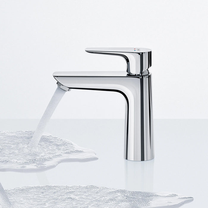 Talis E Bathroom Faucet - Single Hole - 7" Brass/Polished Chrome