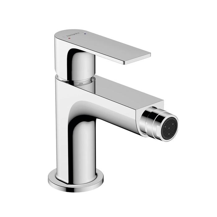 Rebris E Round Bidet Faucet - Single Hole - 6" Brass/Polished Chrome