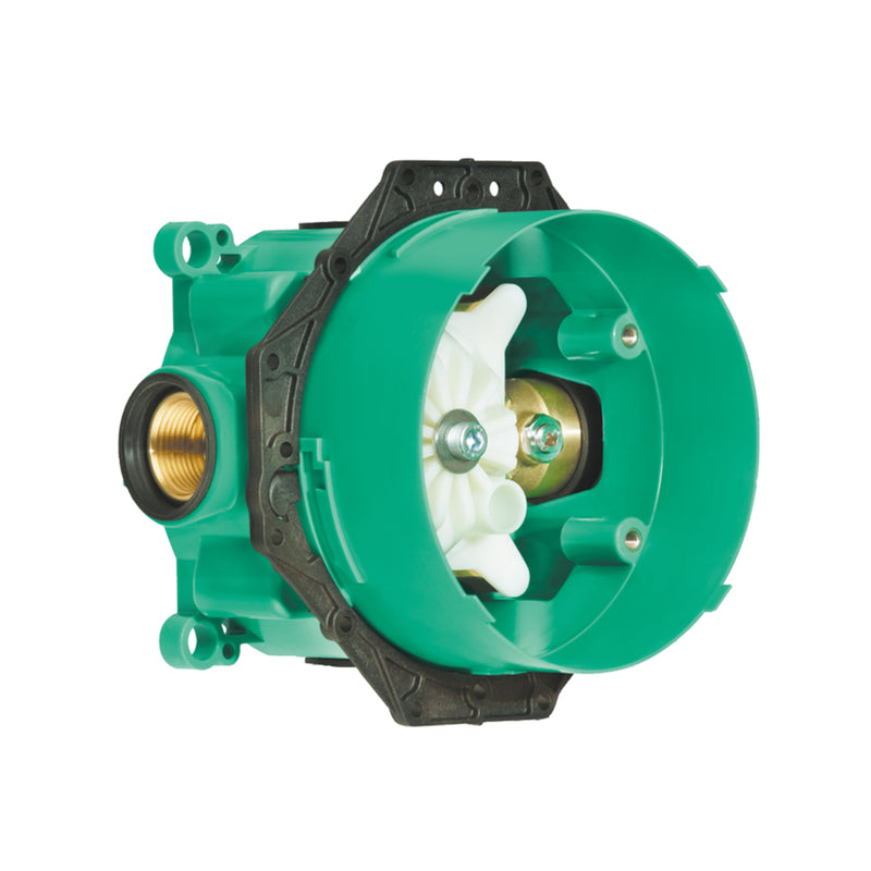 Raindance E 2-Way Thermostatic Trim Complete Shower Set - Wall Mount - 12" Brass/Polished Chrome