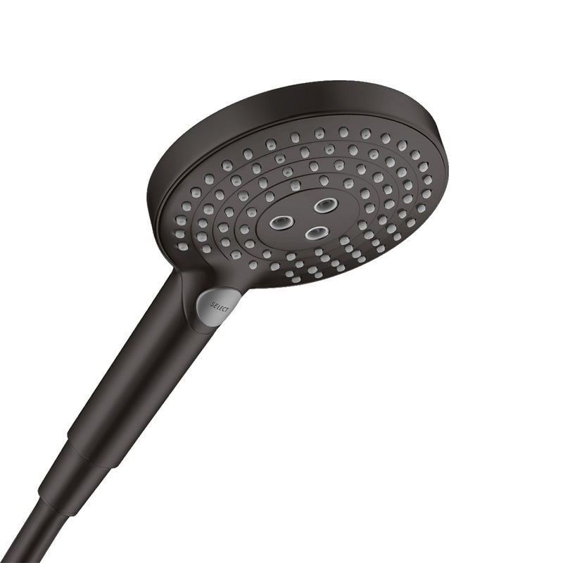 Raindance S 2-Way Thermostatic Trim Complete Shower Set - Wall Mount - 8" Brass/Matt Black