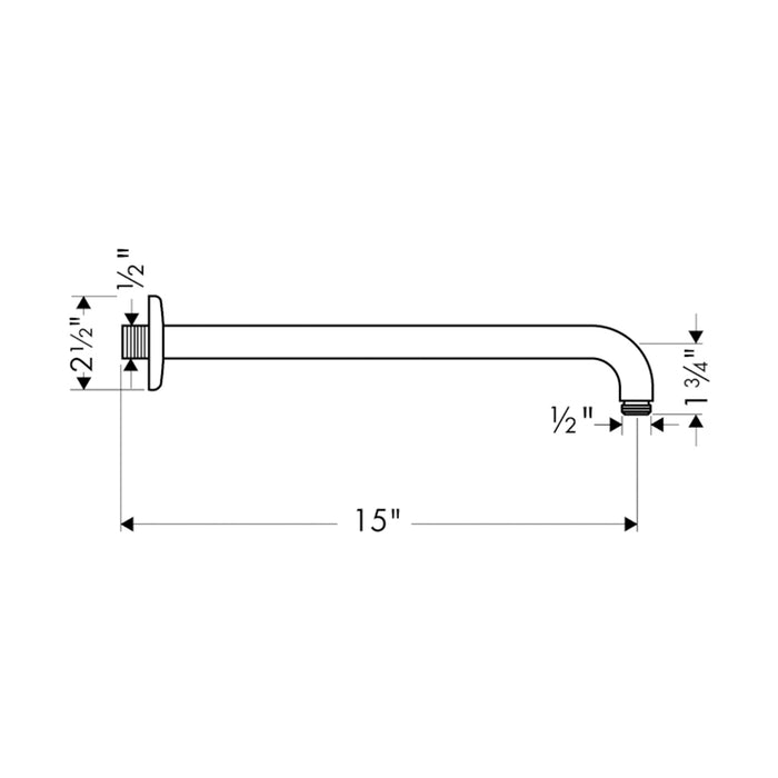 Raindance S 2-Way Thermostatic Trim Complete Shower Set - Wall Mount - 8" Brass/Brushed Bronze