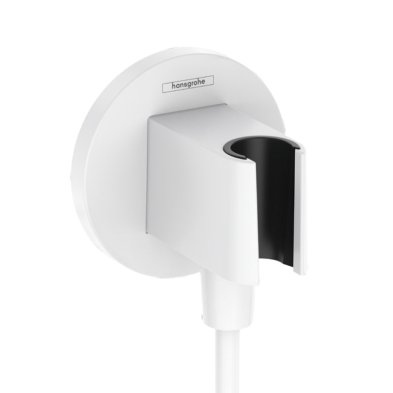 Raindance S 2-Way Thermostatic Trim Complete Shower Set - Wall Mount - 8" Brass/Matt White