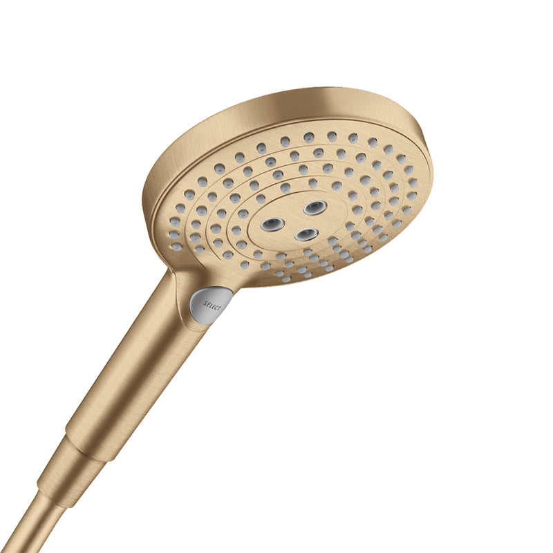 Raindance E 2-Way Thermostatic Trim Complete Shower Set - Wall Mount - 12" Brass/Brushed Bronze