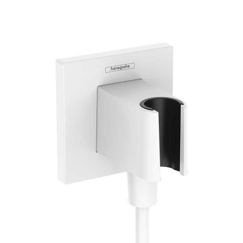 Raindance E 2-Way Thermostatic Trim Complete Shower Set - Wall Mount - 12" Brass/Matt White