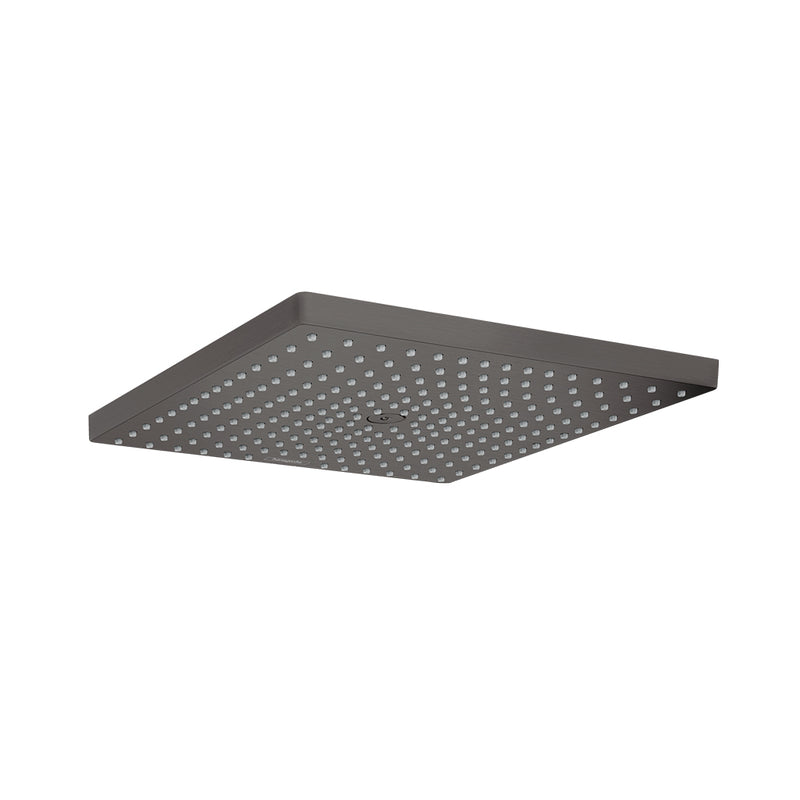 Raindance E 2-Way Thermostatic Trim Complete Shower Set - Wall Mount - 12" Brass/Brushed Black Chrome