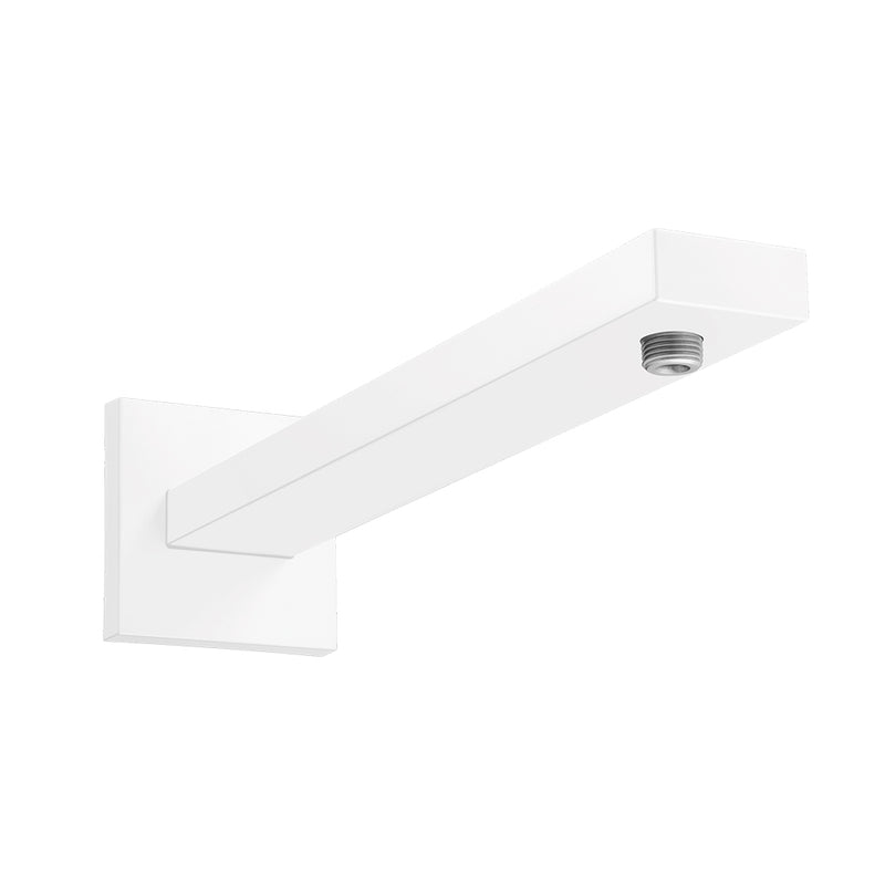 Raindance E Shower Arm - Wall Mount - 15" Brass/Matt White