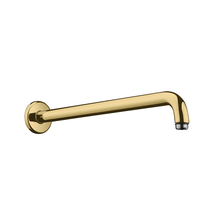 Raindance Shower Arm - Wall Mount - 15" Brass/Polished Gold
