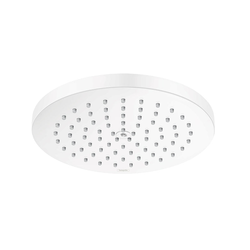 Raindance S 2.5 Gpm Shower Head - Wall Mount - 8" Brass/Matt White