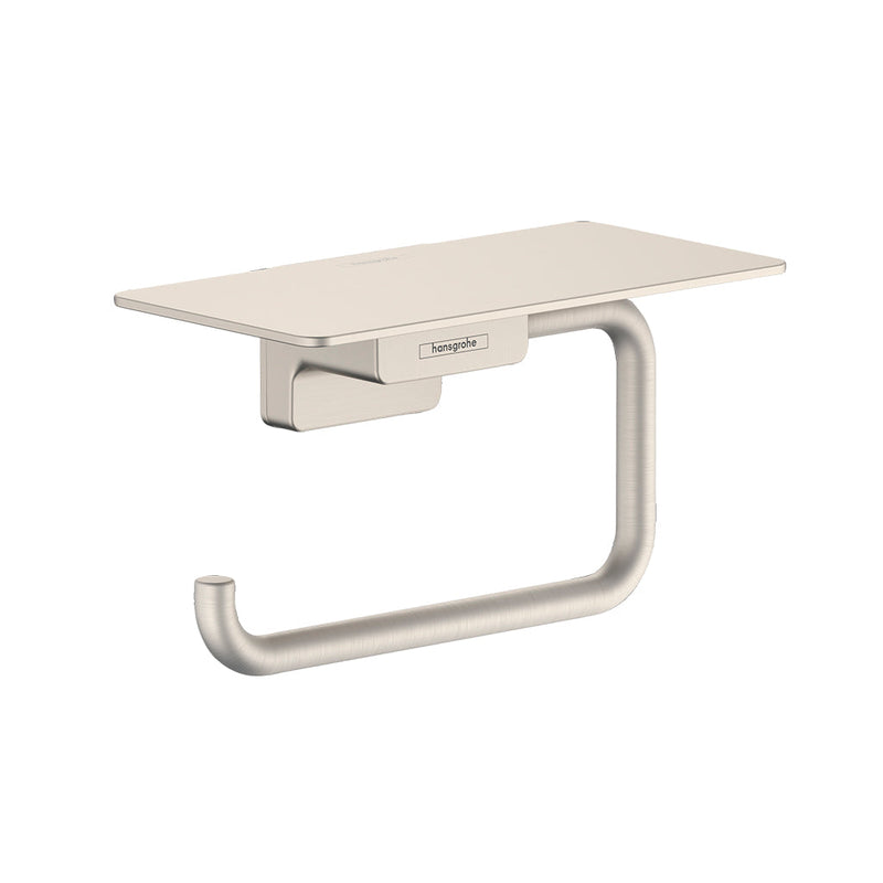 Addstoris Toilet Paper Holder - Wall Mount - 6" Brass/Brushed Nickel