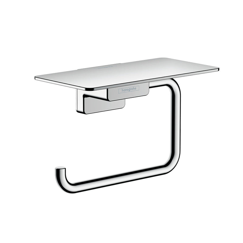 Addstoris Toilet Paper Holder - Wall Mount - 6" Brass/Polished Chrome