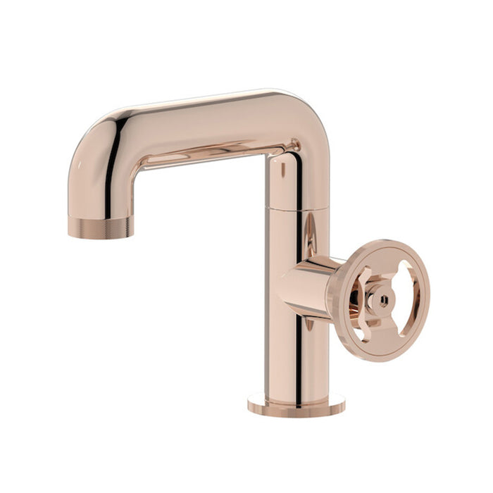 Bold Bathroom Faucet - Single Hole - 7" Brass/Rose Gold