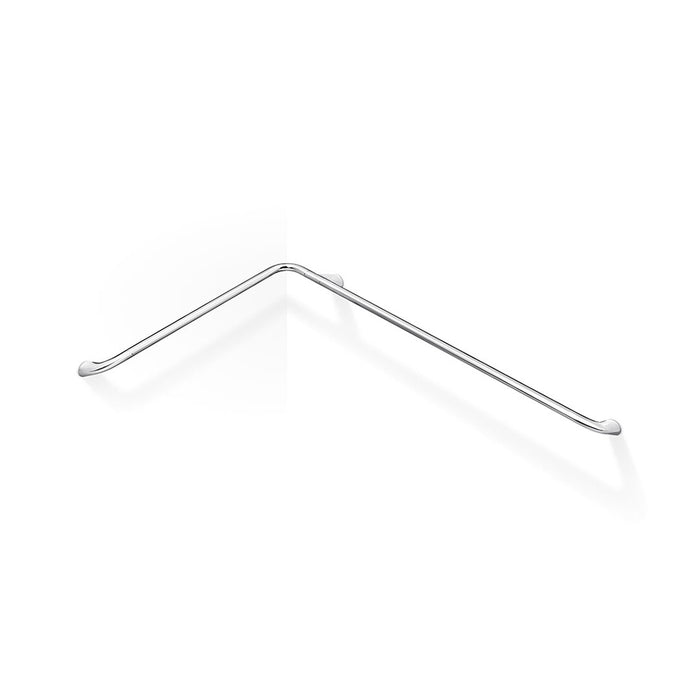 Comfort H900 Right Corner Grab Bar - Wall Mount - 40" Brass/Polished Chrome