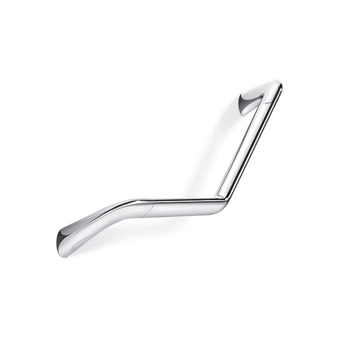 Comfort H900 Soft Touch 135° Grab Bar - Wall Mount - 22" Brass/Polished Chrome