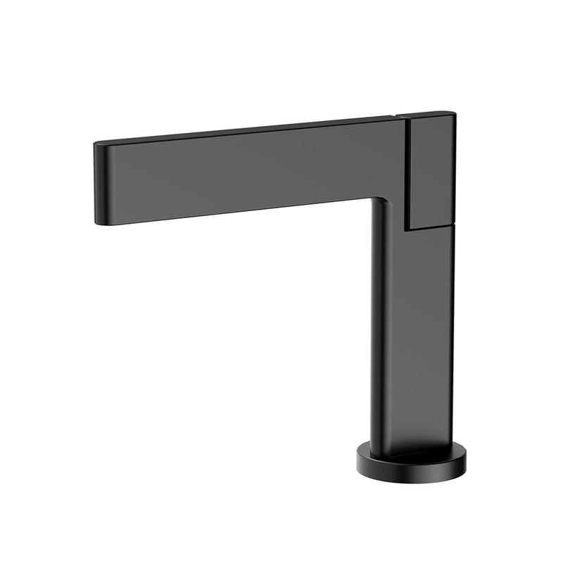Devon Mare Bathroom Faucet - Single Hole - 6" Brass/Matt Black