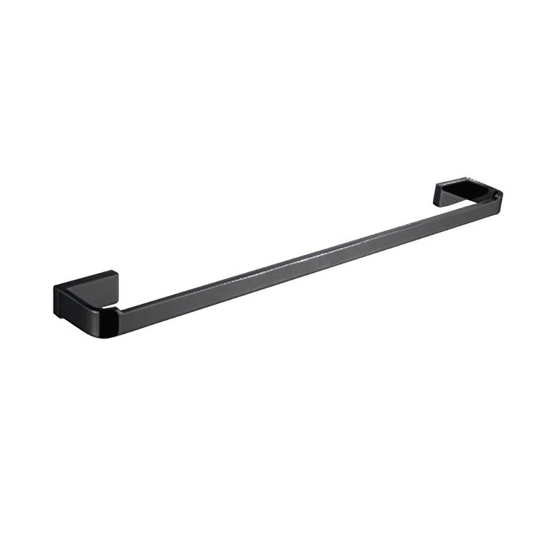 Devon Mare Single Towel Bar - Wall Mount - 28" Brass/Matt Black