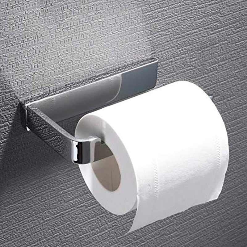 Devon Mare Toilet Paper Holder - Wall Mount - 6" Brass/Polished Chrome