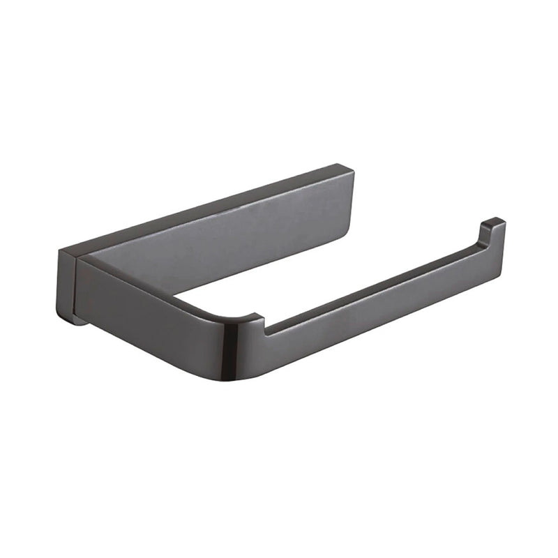 Devon Mare Toilet Paper Holder - Wall Mount - 6" Brass/Graphite