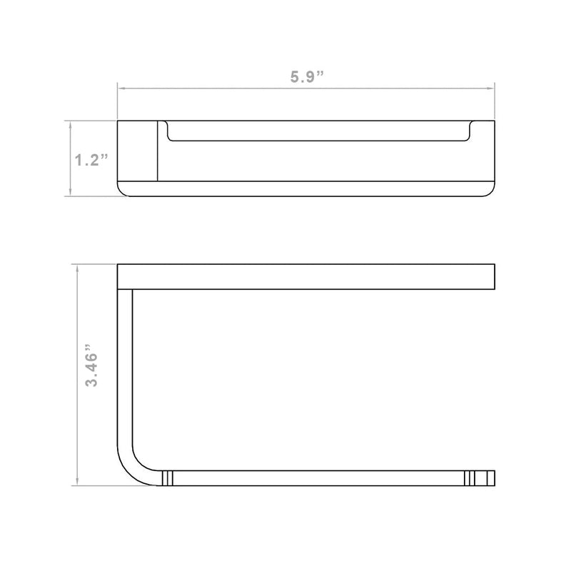 Devon Mare Bathroom Accessories Set - Graphite