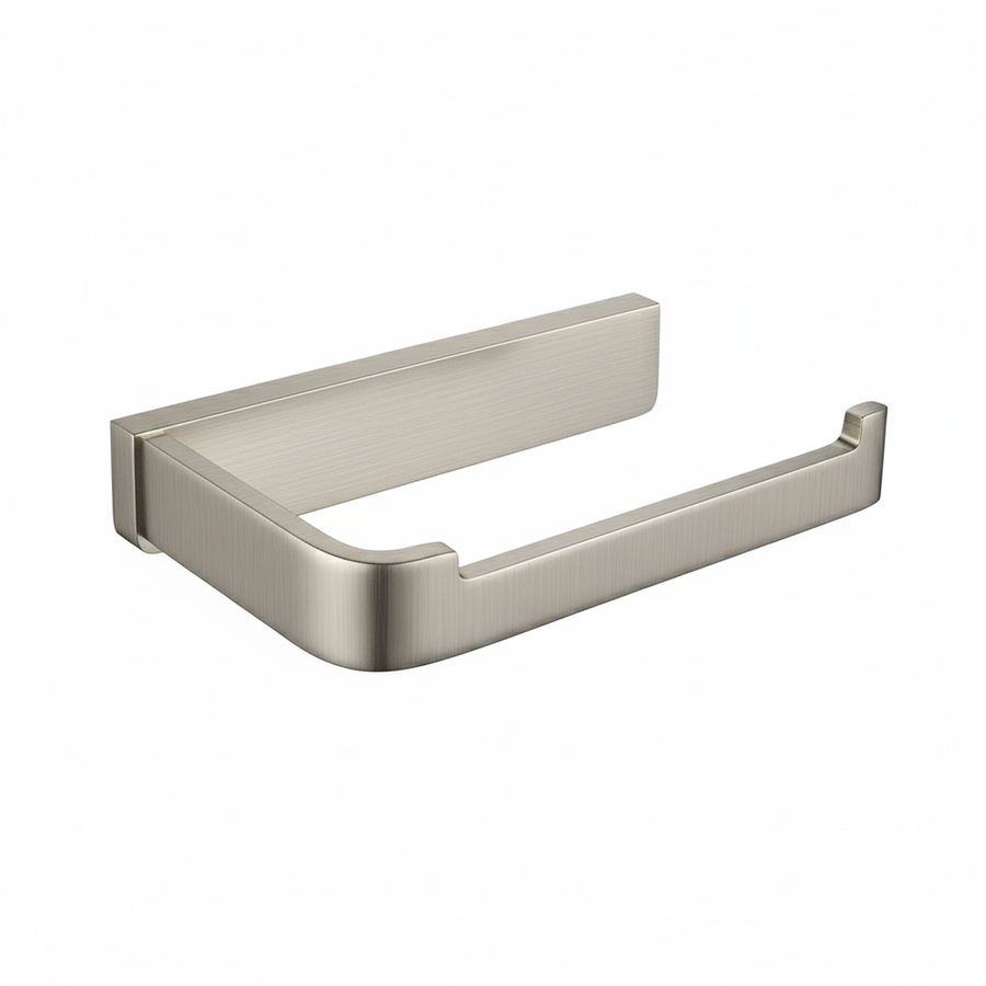 Devon Mare Toilet Paper Holder - Wall Mount - 6" Brass/Brushed Nickel