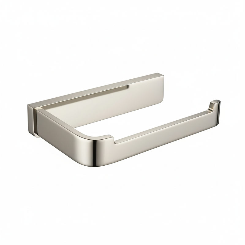 Devon Mare Toilet Paper Holder - Wall Mount - 6" Brass/Brushed Nickel