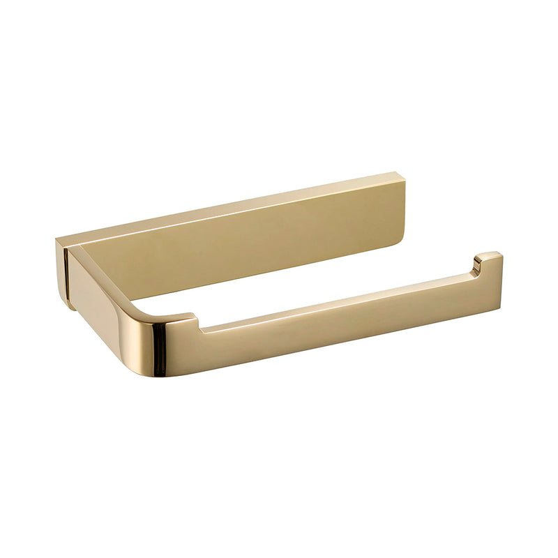 Devon Mare Toilet Paper Holder - Wall Mount - 6" Brass/Brushed Gold