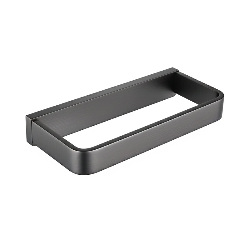 Devon Mare Towel Ring - Wall Mount - 8" Brass/Graphite