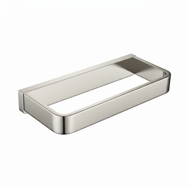 Devon Mare Towel Ring - Wall Mount - 8" Brass/Brushed Nickel