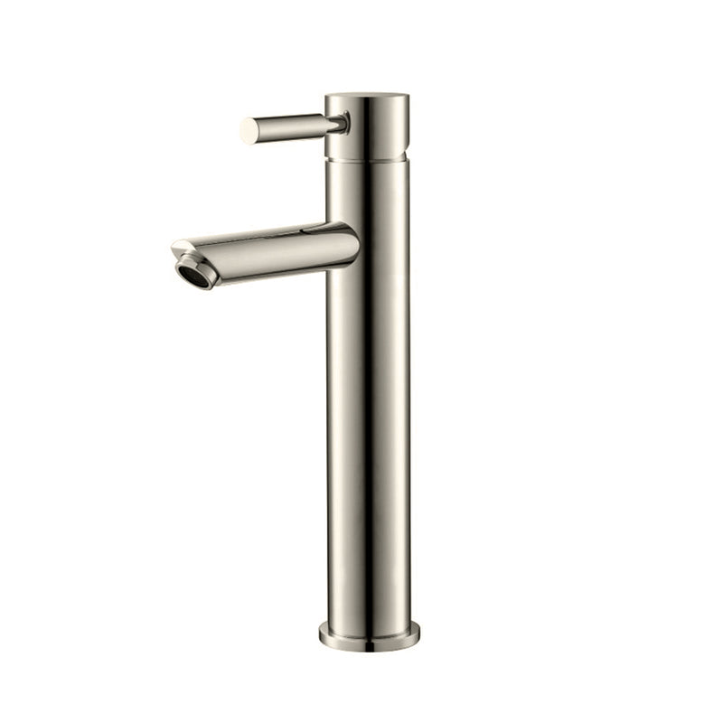 Serie 100 Vessel Sink Bathroom Faucet - Single Hole - 12" Brass/Brushed Nickel