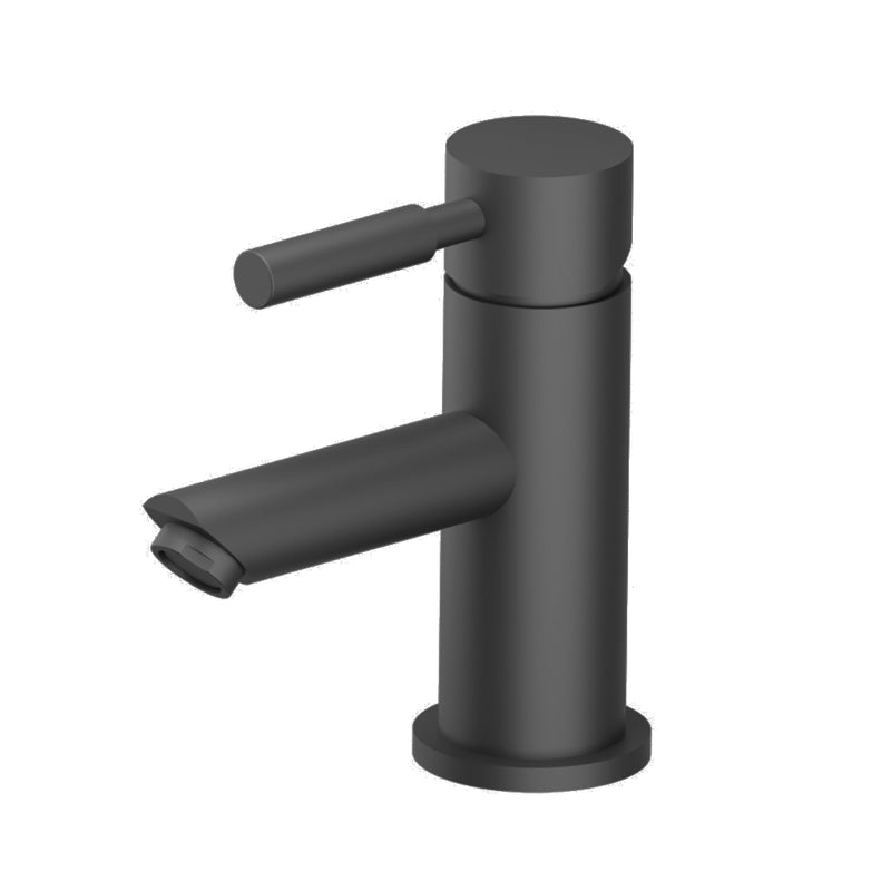 Serie 100 Bathroom Faucet - Single Hole - 6" Brass/Matt Black