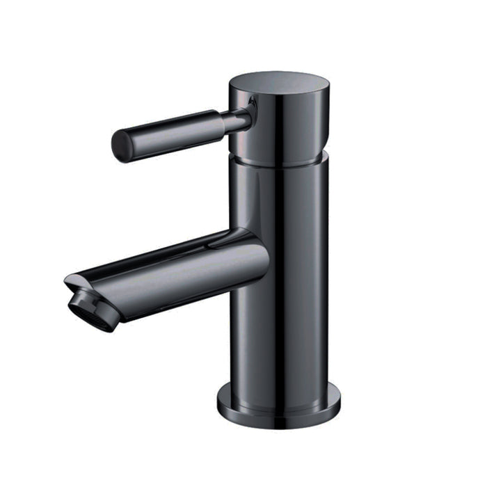 Serie 100 Bathroom Faucet - Single Hole - 6" Brass/Matt Black