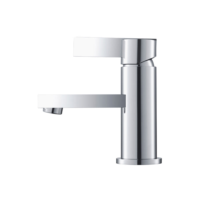 Serie 145 Bathroom Faucet - Single Hole - 6" Brass/Polished Chrome