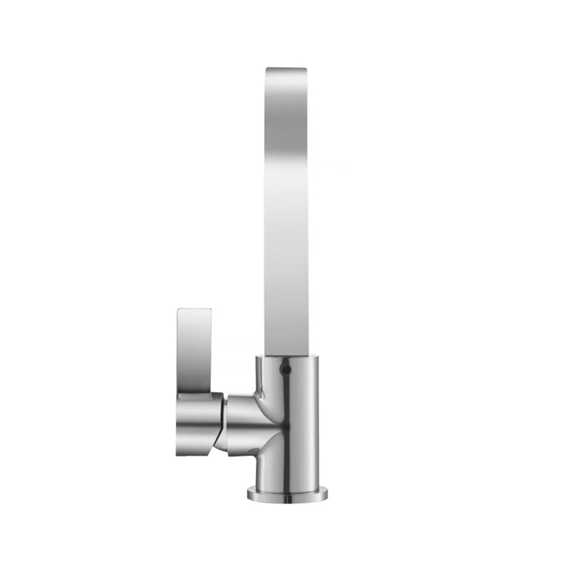 Serie 145 Bathroom Faucet - Single Hole - 10" Brass/Polished Chrome