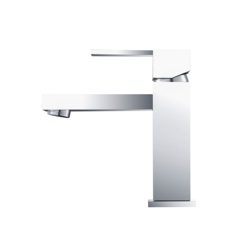 Serie 150 Bathroom Faucet - Single Hole - 6" Brass/Polished Chrome