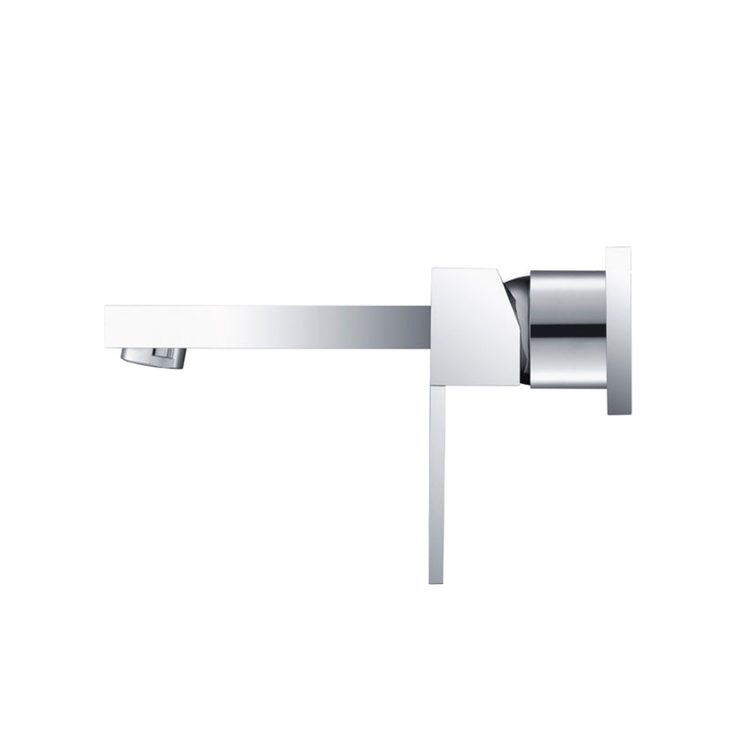 Serie 150 Complete Bathroom Faucet - Wall Mount - 5" Brass/Polished Chrome