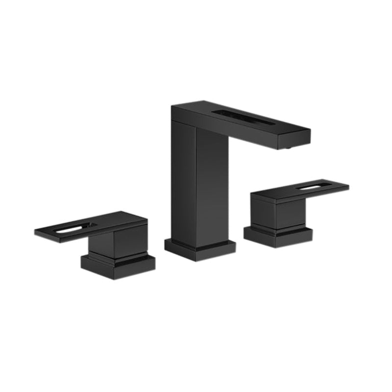 Serie 160 Bathroom Faucet - Widespread - 8" Brass/Matt Black