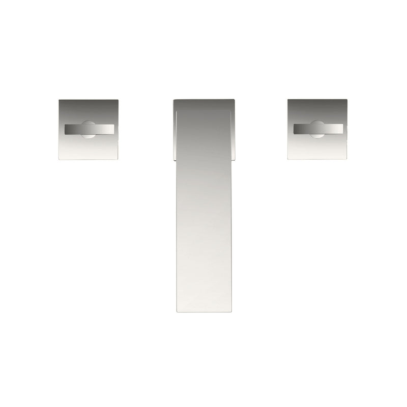 Serie 160 Bathroom Faucet - Widespread - 8" Brass/Brushed Nickel