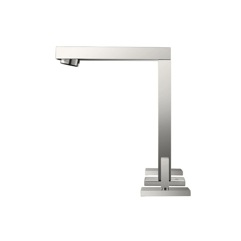 Serie 160 Bathroom Faucet - Widespread - 8" Brass/Brushed Nickel