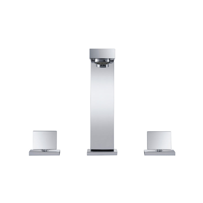 Serie 160 Bathroom Faucet - Widespread - 8" Brass/Polished Chrome